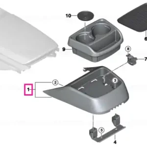 Storage tray, centre console, rear - BMW Ofertă limitată