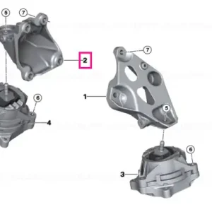 Suport motor, dreapta - BMW Seria 1 F20 F21, Seria 2 F22 F23, Seria 3 F30 F31 F34, Seria 4 F32 F33 F36 Promoție