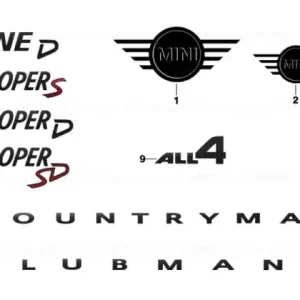 Lettering COOPER S - BMW - Mini Cumpărături sigure