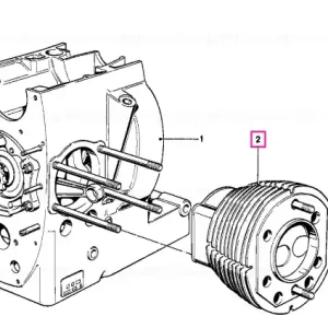 Doar azi Cylinder with piston - BMW Motorrad