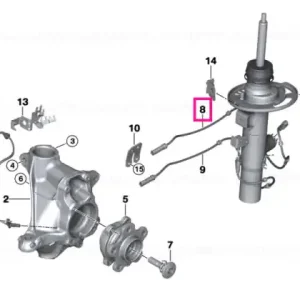 Cablu adaptor EDC punte față - BMW Premium