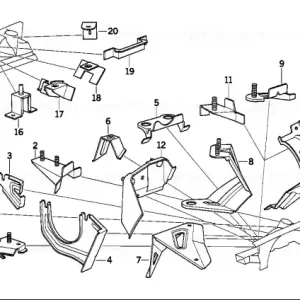 Reducere Console power brake unit rear - BMW