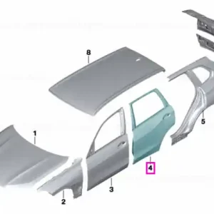 Usa spate dreapta - BMW X5 G05 M F95 Cel mai vândut