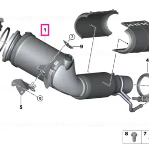 Noutate Exch catalytic converter close to engine - BMW - Mini