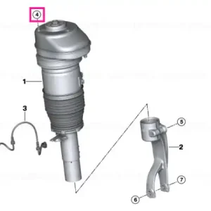 Șurub hexagonal cu guler M8X30-10.9 ZNS3 - BMW Transport gratuit