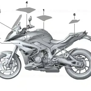Discount Decor fairing side panel, front right - BMW Motorrad