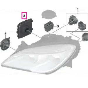 Control unit, front light electronics - BMW Cumpărături sigure