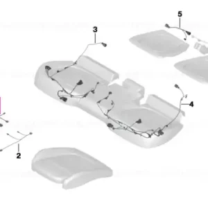 Wiring set seat right - BMW Chilipir