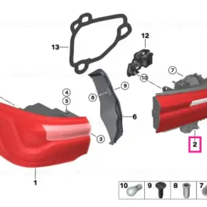 Vezi acum Rear light in trunk lid, right - BMW