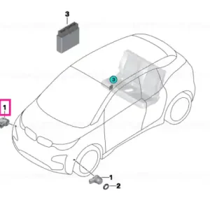 Ultrasonic sensor, Ionic Silver WB93 - BMW Reduceri