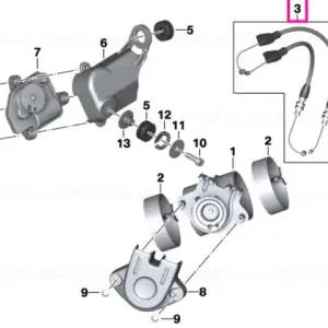 Premium Set, Bowden cable, exhaust flap - BMW Motorrad