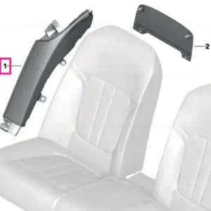 Side finisher, leather, left TARTUFO - BMW Cel mai bun preț