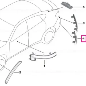 Discount Reflector, rear right - BMW