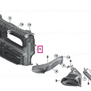 Air duct with flap control - BMW Promoție