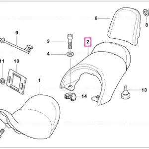 Cumpără acum Seat heated SCHWARZ - BMW Motorrad
