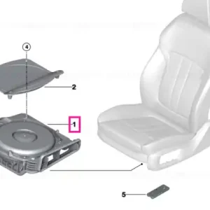 Central bass, right - BMW Retur gratuit