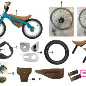 BMW Kidsbike handles CARAMEL Plată securizată