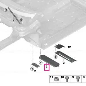 Livrare expres Cross-brace, tunnel, front - BMW - Mini