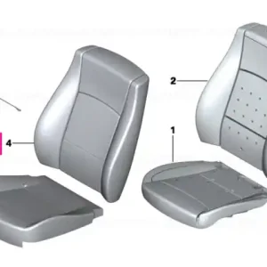 Capac piele scaun de baza TERRA - BMW Chilipir