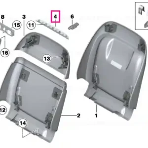 Reducere specială LED light, insert, basic seat MOKKA - BMW