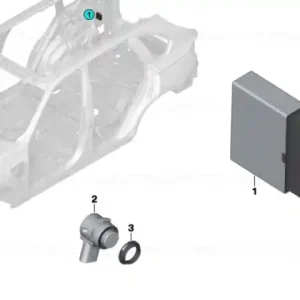 Ultrasonic sensor, Pyrite Brown WX13 - BMW Ofertă exclusivă