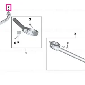 Retur ușor Protection for brake lever - BMW Motorrad