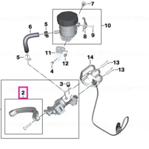 Brake lever - BMW Motorrad Comandă acum
