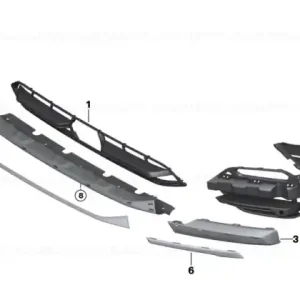 Calitate înaltă Underride protection, front LUXURY LINE - BMW