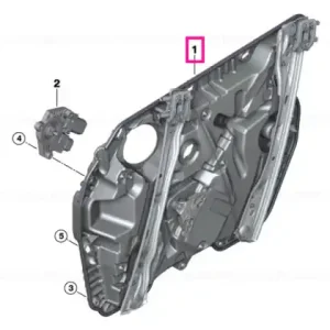 Carrier, door front right - BMW Transport gratuit