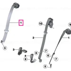 Upper belt rear - BMW Bestseller