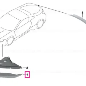 Reducere specială Front splitter, left - BMW