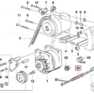 Reducere Wiring-additional alternator - BMW