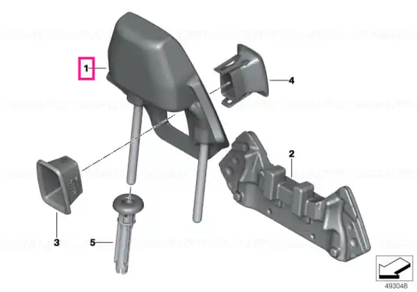 Cel mai vândut Insert, head restraint - BMW