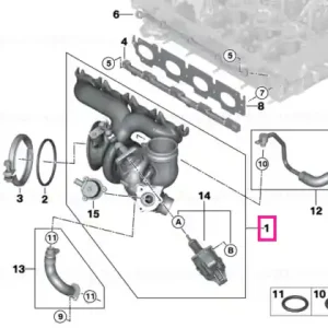 Turbocharger with exhaust manifold - BMW Reduceri