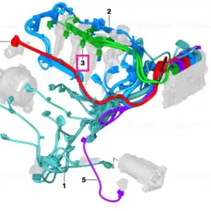 Wiring harness injection valve/ignition - BMW Ieftin