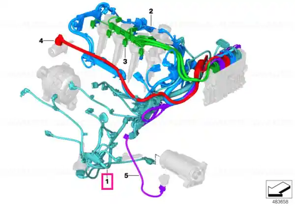 Cumpără acum Wrng.harness,motor,sensorsystem,module 1 - BMW