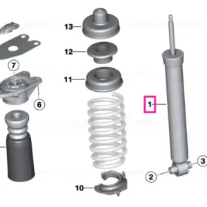 Shock absorber, rear - BMW Preț promoțional
