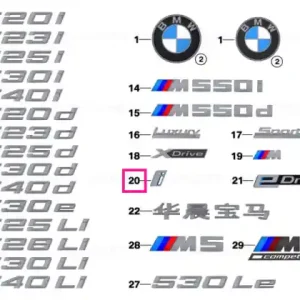 Vezi acum Lettering, left I-PERFORMANCE - BMW
