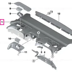Storage shelf, Alcantara ANTHRAZIT - BMW Ofertă limitată