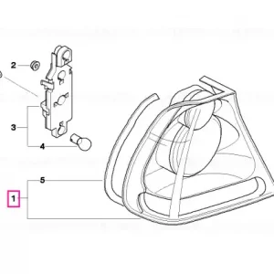 Tail light, right - BMW Preferatul clienților
