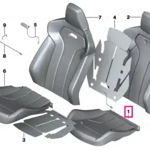 Comandă acum Sports seat upholstery parts, leather CIS - BMW