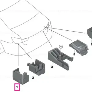 Device mounting auxiliary battery - BMW Cel mai vândut