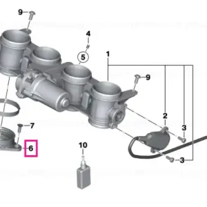 Intake manifold - BMW Motorrad Plată securizată