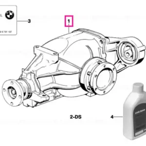 Reduceri Exchange final drive with differential I=4,10 - BMW