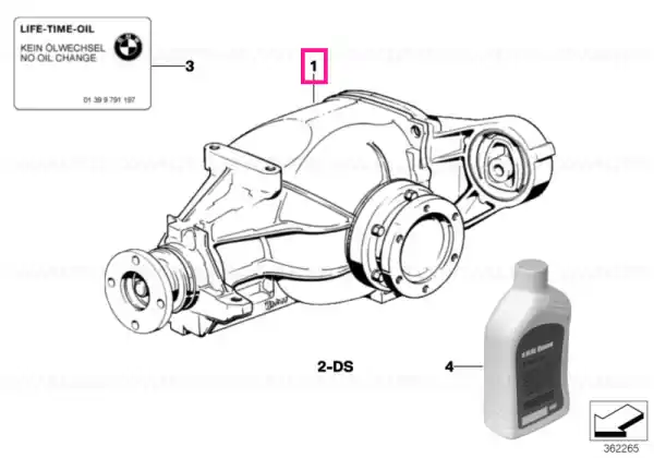 Reduceri Exchange final drive with differential I=4,10 - BMW