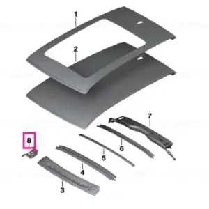 Conector carcasă parbriz lateral stânga - BMW Lichidare de stoc