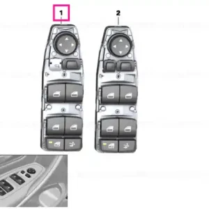 Cumpără acum Window lifter switch, driver's side - BMW
