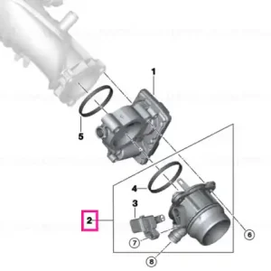 Charge air tube - BMW Ofertă