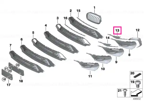 Reducere Molding right SPORT - BMW