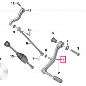Ultima șansă Shift lever - BMW Motorrad